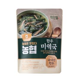 [Gosam Nonghyup] New Product Red Baekjeon Nonghyup Hanwoo bone Soup 500ml 1 Pack + Korean Beef Seaweed Soup 500g 1 Pack_100% Hanwoo, HACCP Certified, Korean Beef Broth, Camping Food_Made in Korea